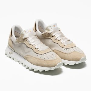 No Map Society - Sneakers Veloce Deluxe - Beiges
