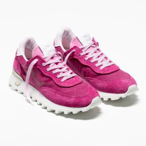 No Map Society - Sneakers Veloce Water Washed - Roses